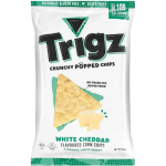 Trigz Crunchy Popped Corn Maize Snack - White Cheddar